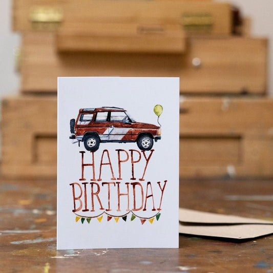 Land Rover Discovery 1 Birthday Card