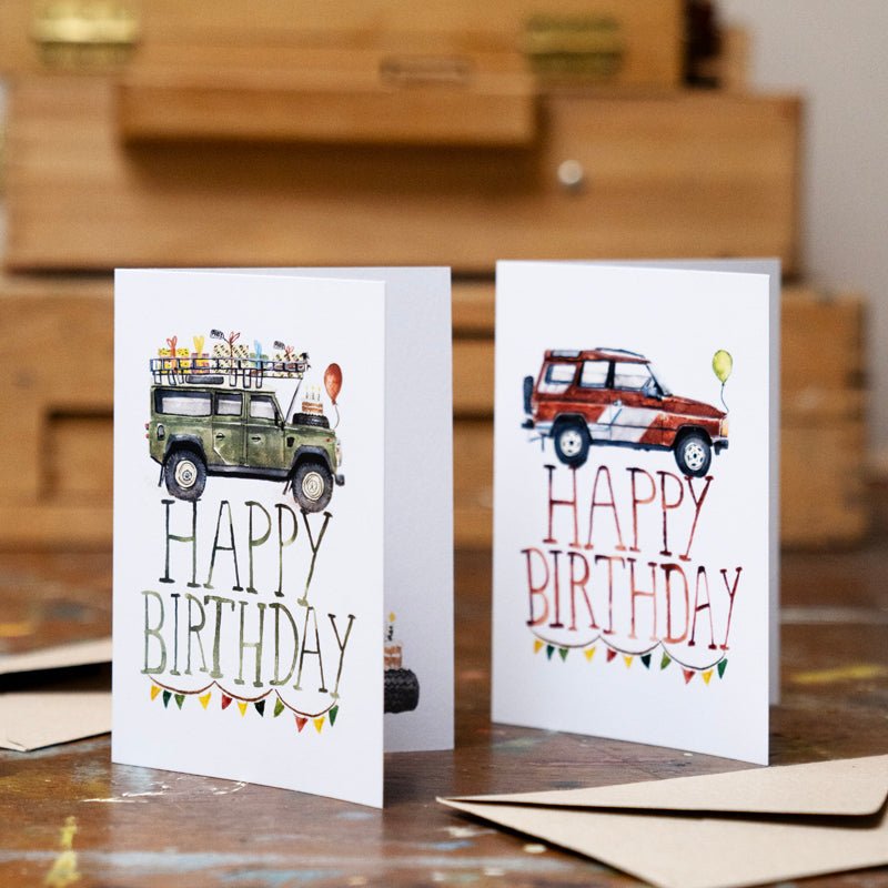 Land Rover Defender 110 Birthday Card