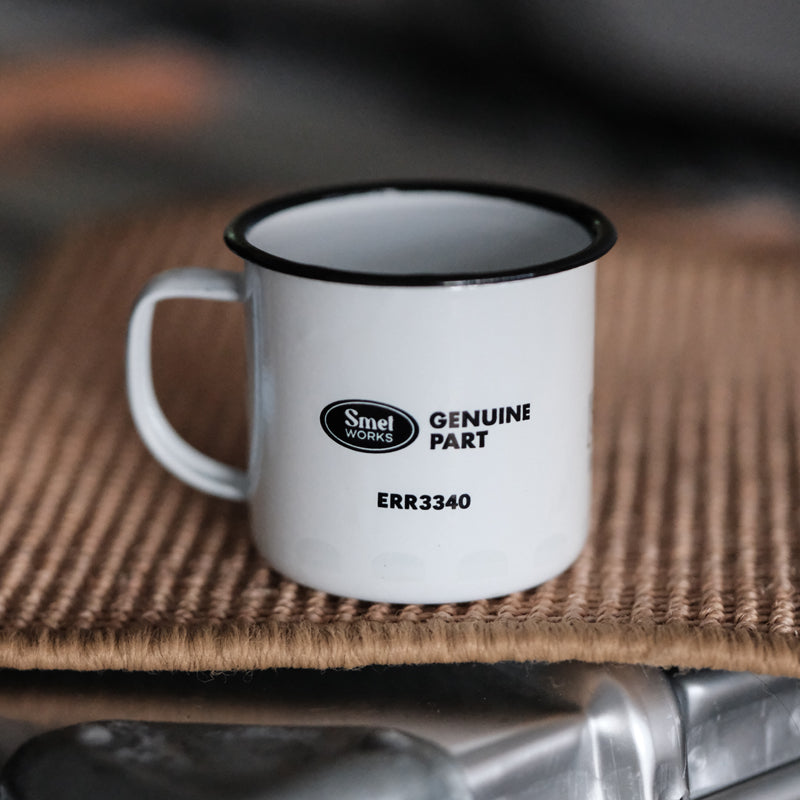 Smet Works x Cars & Crayons: Oil Filter Enamel Mug