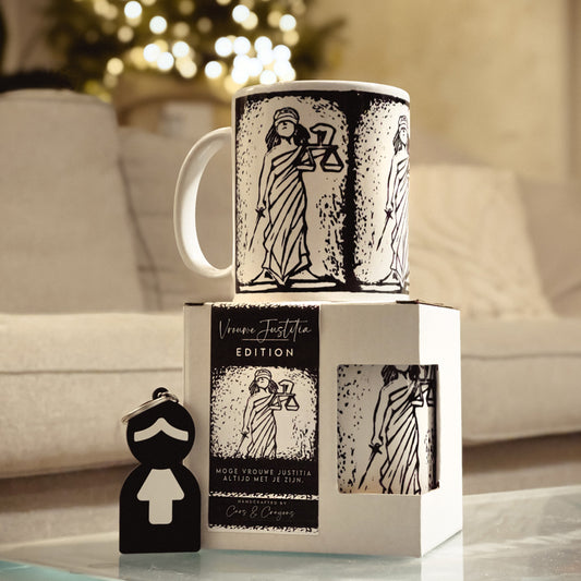 Vrouwe Justitia / Lady Justice Mug – Limited Edition Holiday Release