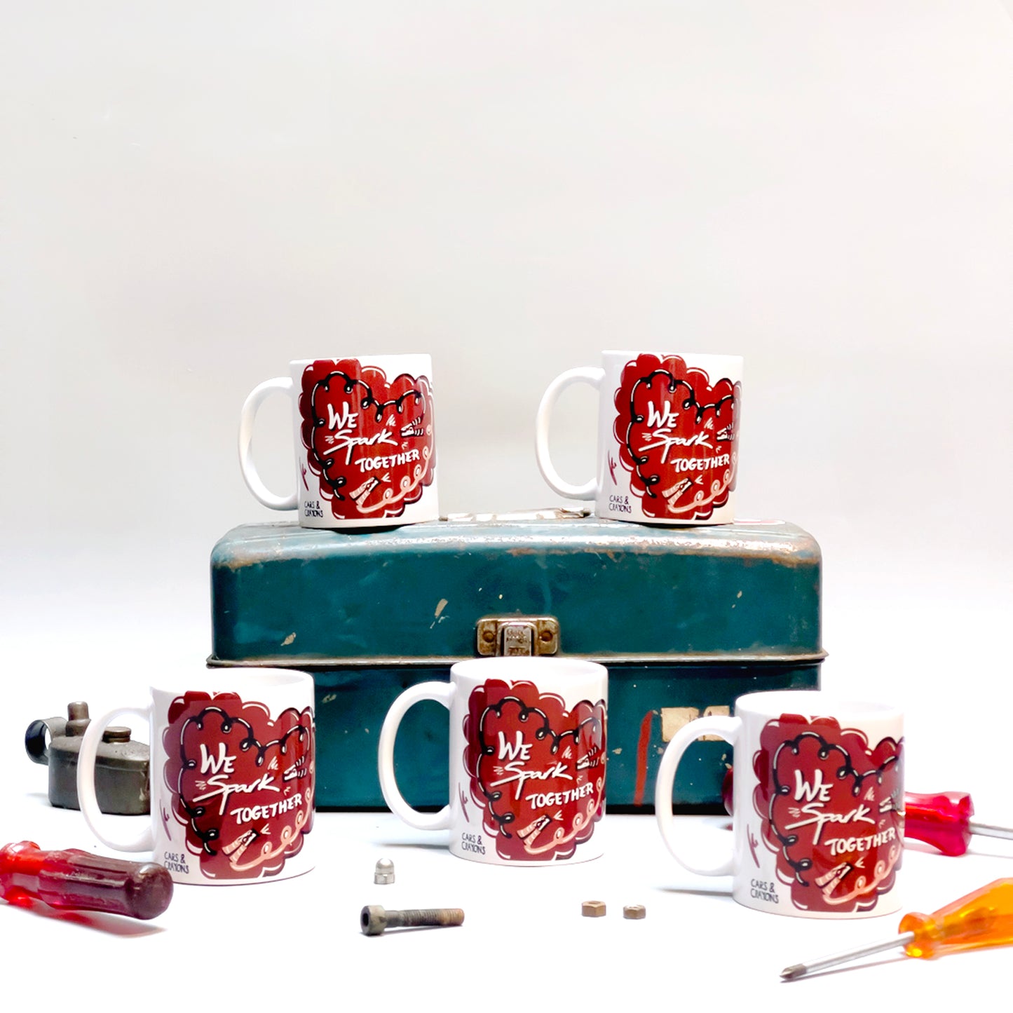 Valentines Day Classic Car Mug Collection